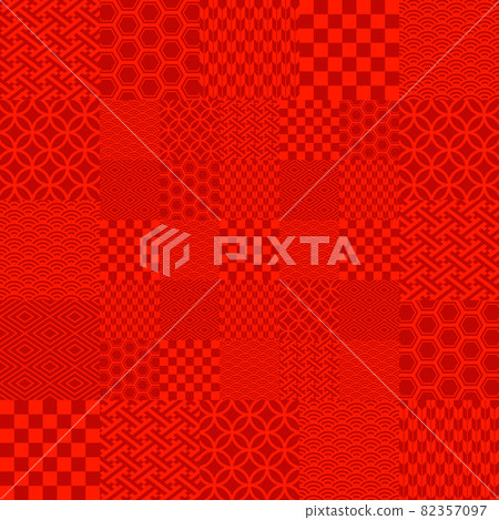 日本圖案背景插圖圖像 82357097