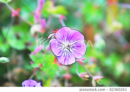 Pastel-like "Furosou plant flower field" illustration image Pastel-like "Furosou plant flower field" illustration image 82360261