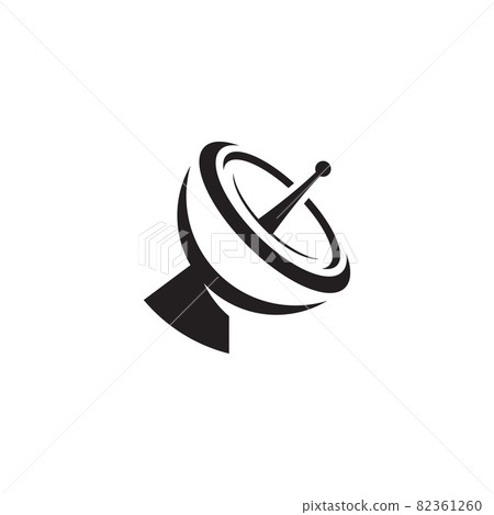 Satelite Vector icon design illustration 82361260