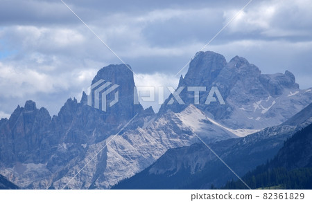Mount Cristallo and the fork 82361829