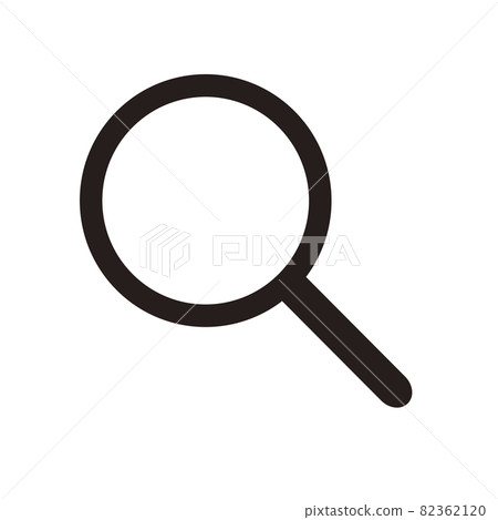 Magnifying glass icon. Search image. 82362120