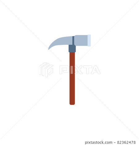 Pickaxe or pick mining and archeological tool flat vector illustration isolated. Pickaxe or pick mining and archeological tool flat vector illustration isolated. 82362478