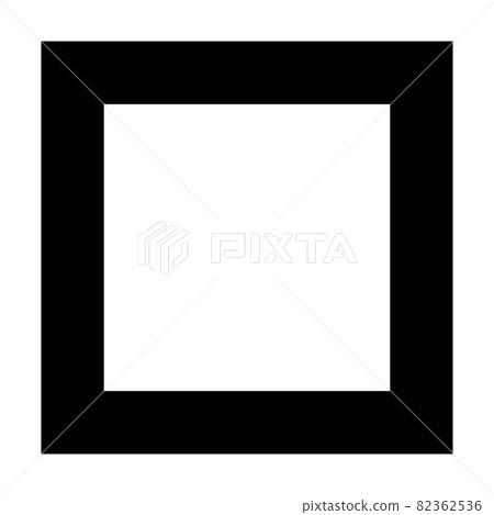 Square shape icon vector symbol for creative...-插圖素材 [82362536] - PIXTA圖庫