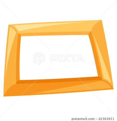 Stylized illustration of picture frame. Image for design or decoration. 82363911