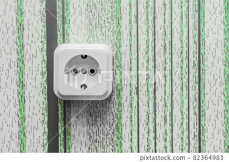 Electrical outlet plug wall power and energy, close-up Electrical outlet plug wall power and energy, close-up 82364983