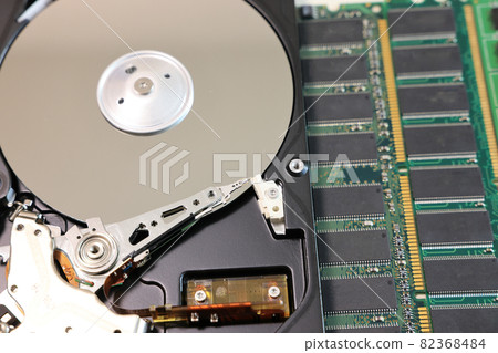 Recording device image_hard disk and RAM_2 Recording device image_hard disk and RAM_2 82368484