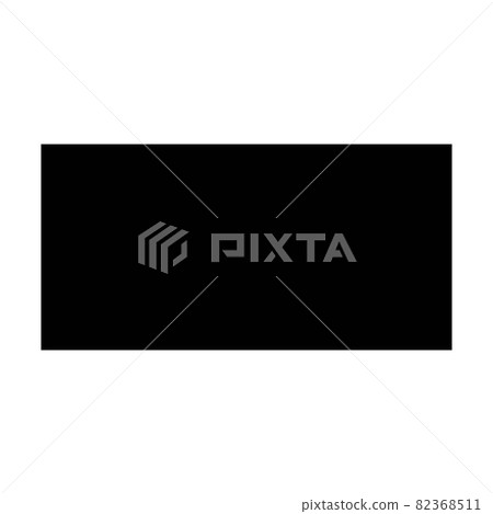 Rectangular Icon Drawing Vector Rectangle shape icon vector symbol for creative... - Stock Illustration ...