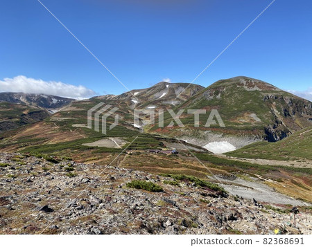 Kurodake Scenery from the mountain trail 82368691