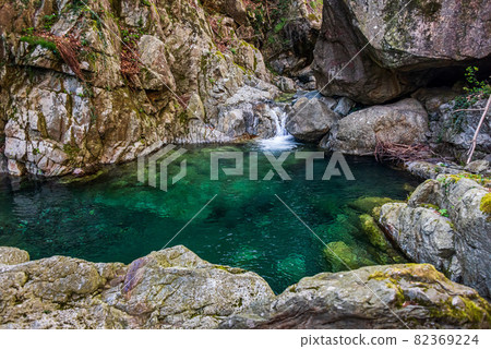 Waterfall of Rio Gandolfi in Genoa 82369224