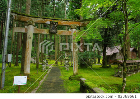 石川縣小松市日與町日與青苔村日與神社 82369661