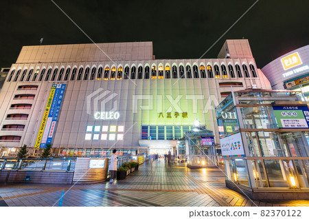 東京八王子站北口夜景 東京八王子站北口夜景 82370122