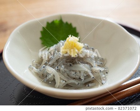 Raw shirasu in a small bowl Raw shirasu in a small bowl 82371072
