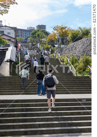 Ikaho Onsen Stone Stairway Ikaho Onsen Stone Stairway 82371470