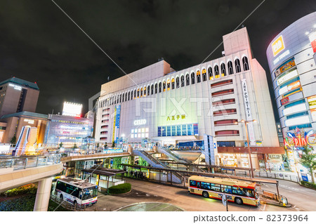 Tokyo Hachioji Station North Exit Night View Tokyo Hachioji Station North Exit Night View 82373964