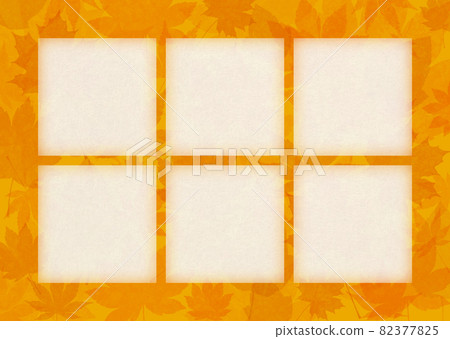 背景材料楓楓秋葉楓樹（橙色） 82377825