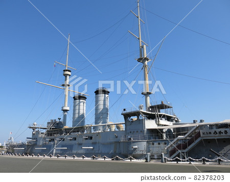 橫須賀市三笠公園世界三大紀念艦“三笠”號 82378203