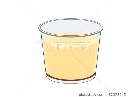Transparent container and pudding 82378645