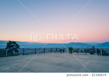 [Venus Belt] Dawn scenery [Alps Park / Observation Square] 82380674