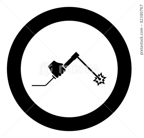 Welding machine in hand holding electric tool use Welding machine in hand holding electric tool use 82380767