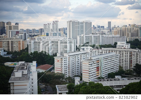 從花柏山遠眺新加坡城市景觀 82382902