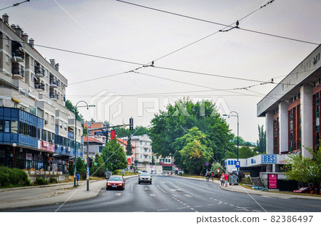 Cityscape of Sarajevo (Bosnia and Herzegovina) 82386497