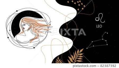 odiac background. Leo constellation. The element of fire. odiac background. Leo constellation. The element of fire. 82387392