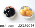 Black beans and kuri-kinton 82389056