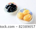 Black beans and kuri-kinton 82389057