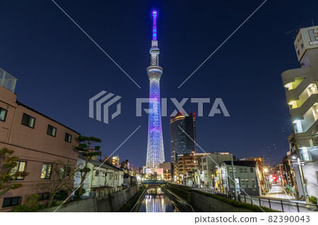 東京晴空塔“面對新的冠狀病毒感染並共同克服” 82390043