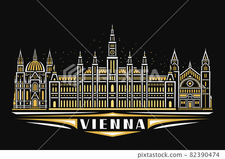 Vector illustration of Vienna Vector illustration of Vienna 82390474