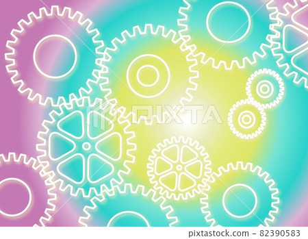 Gear design background illustration 82390583
