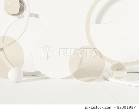 cream, glass, plate 82391987