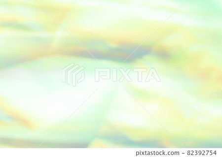 Yellow-green wave image (background material) 82392754