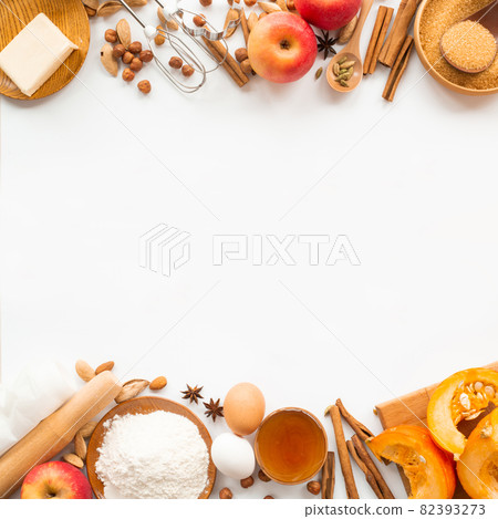 Autumn baking background 82393273
