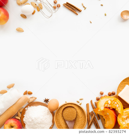 Autumn baking background 82393274