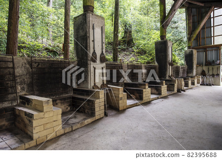 Kamado 戶外廚房露營地設施圖片素材 82395688