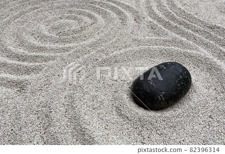 pebbles in different shapes in a japanese art garden pebbles in different shapes in a japanese art garden 82396314