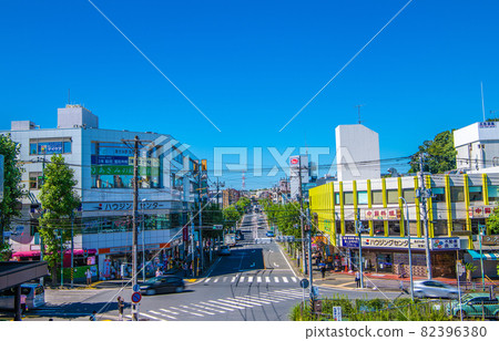 俯瞰安野站前的日本橫濱市容 82396380