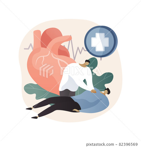 CPR abstract concept vector illustration. CPR abstract concept vector illustration. 82396569