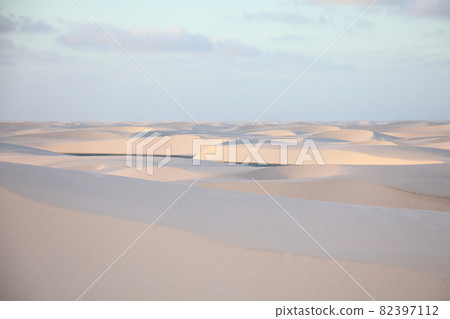 White dunes in Lencois Maranhenses National Park (Brazil) 82397112