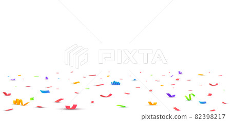 Confetti vector illustration. Festive background Confetti vector illustration. Festive background 82398217