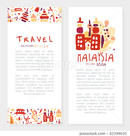 Travel to Different Country Hand Drawn Vector Template Travel to Different Country Hand Drawn Vector Template 82399035