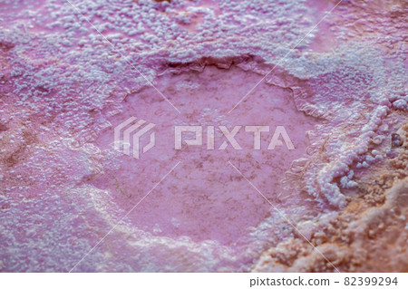 Sahara Desert, Salt Lake, Tunisia. Salt close-up in the salt desert Sahara Desert, Salt Lake, Tunisia. Salt close-up in the salt desert 82399294