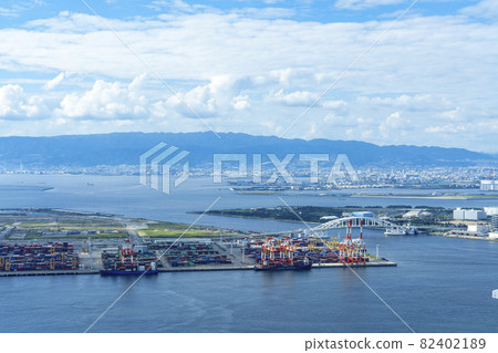[大阪] 從咲島宇宙塔看到的夢島 82402189