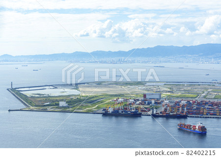 [Osaka] Yumeshima seen from Sakishima Cosmo Tower 82402215