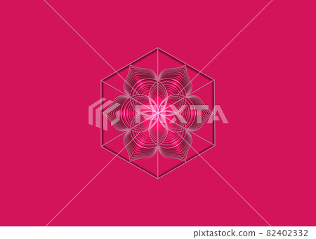 Seed of life symbol Sacred Geometry. Logo icon Geometric mystic mandala of alchemy esoteric Flower of Life. Vector purple lines, Yantra, chakra or lotus divine meditative amulet isolated on pink Seed of life symbol Sacred Geometry. Logo icon Geometric mystic mandala of alchemy esoteric Flower of Life. Vector purple lines, Yantra, chakra or lotus divine meditative amulet isolated on pink 82402332