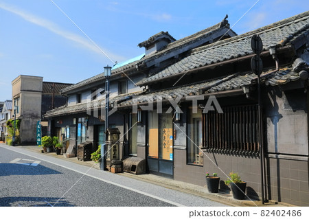 [Oita Prefecture] The streets of Mameda under clear skies (Hita City) 82402486