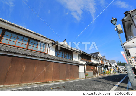 [大分縣]晴空下的豆田街道（日田市） 82402496