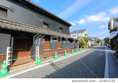 [Oita Prefecture] The streets of Mameda under clear skies (Hita City) 82402538