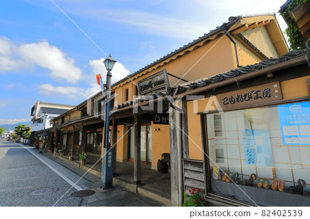 [Oita Prefecture] The streets of Mameda under clear skies (Hita City) 82402539